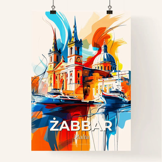 Vibrant Żabbar, Malta Poster