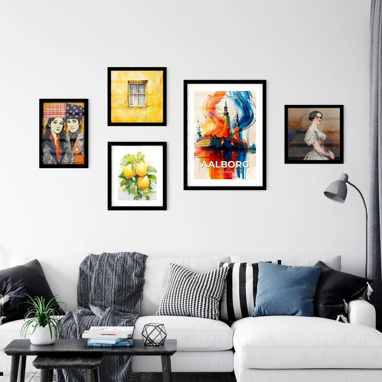 Vibrant Aalborg, Denmark Wall Art Collection