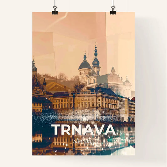 Trnava Skyline Composite Art Poster Poster