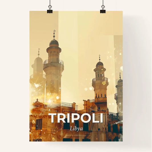 Tripoli, Libya: Local Architecture Wonder Poster