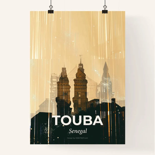 Enchanted Touba Double Exposure Skyline Poster Poster
