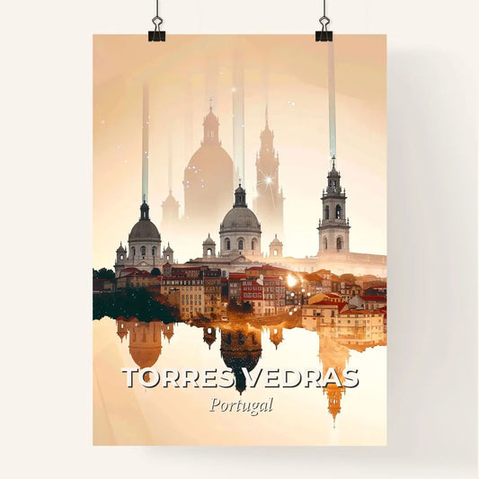 Torres Vedras: Skyline city art poster Poster