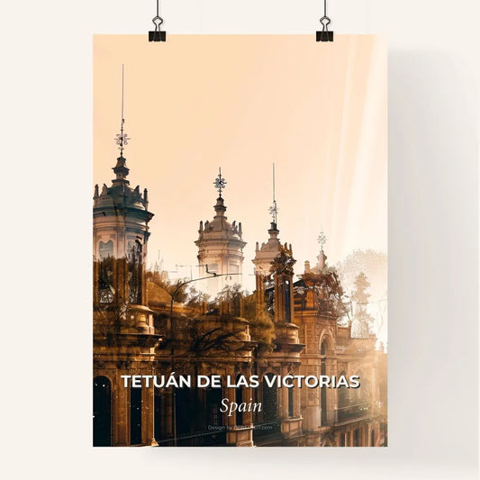 Tetuán de las Victorias: Skyline Composite with Local Flair Poster