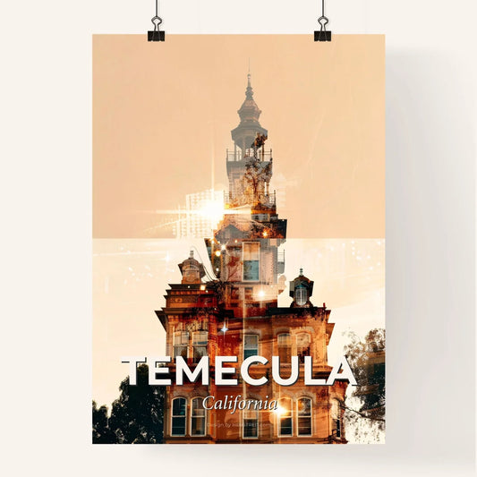 Temecula Skyline Canvas Wall Art Poster