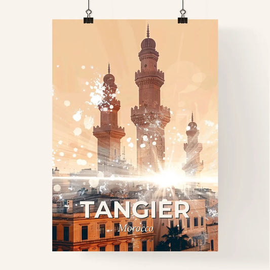 Tangier Skyline Poster: Moroccan Architecture and Charm Poster