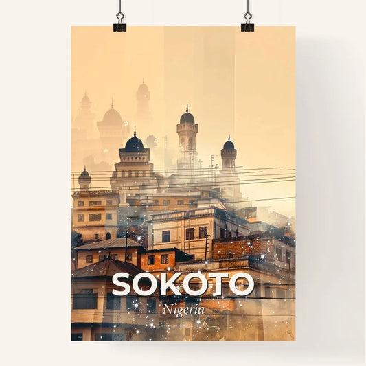 Sokoto Skyline Artwork: Local Beauty, Sparkling Night Poster