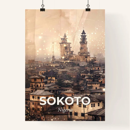 Sokoto Skyline Local Architecture Composite Poster Poster