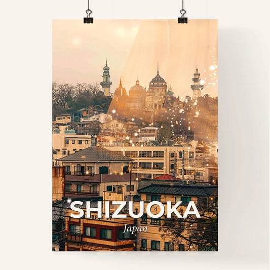 Shizuoka City Skyline Composite Art Poster Poster