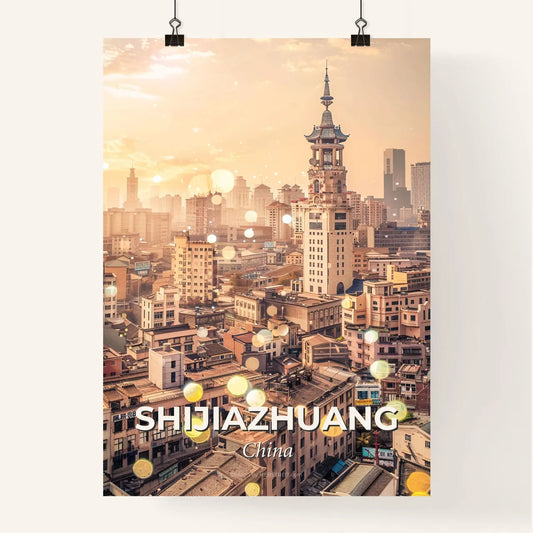 Shijiazhuang Skyline: A City of Light and Beauty Poster