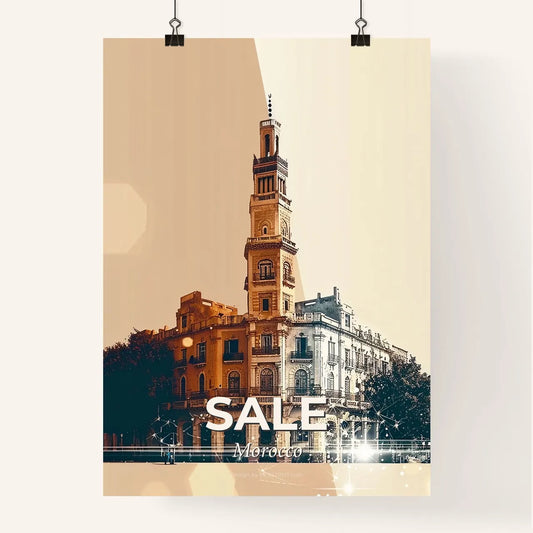 Sale, Morocco: Skyline Canvas for Dreams Poster