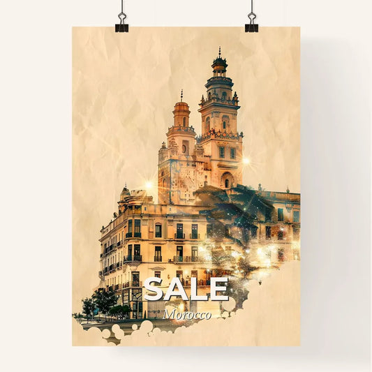 Sale, Morocco: Architectural Wonders in Double Exposure Poster
