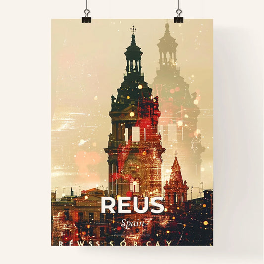 Reus Skyline Poster