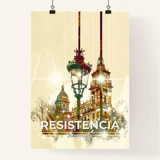 Resistencia Skyline Composite Art Poster Poster
