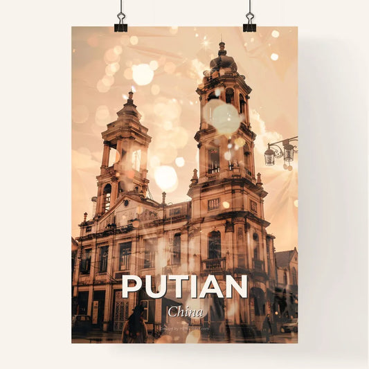 Putian City Skyline Architectural Poster Art Poster