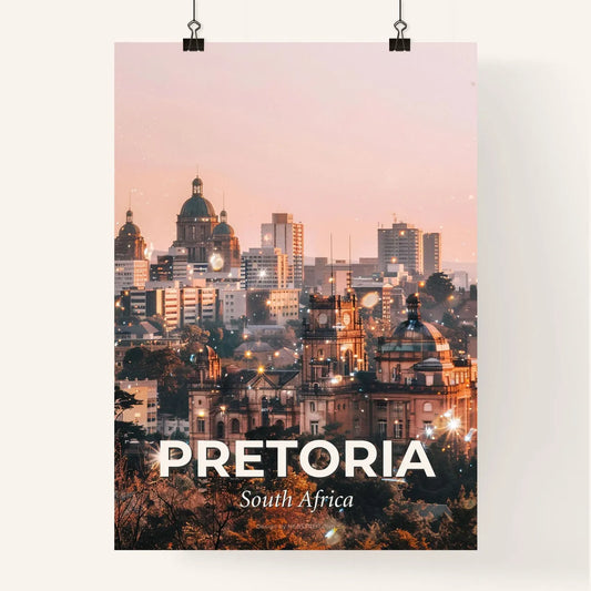 Pretoria Skyline Composite Art Print Poster