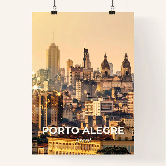 Porto Alegre: City Lights, Local Icons Poster Poster