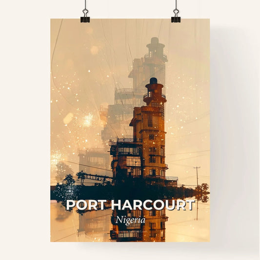 Port Harcourt: Architectural Skyline Masterpiece Poster
