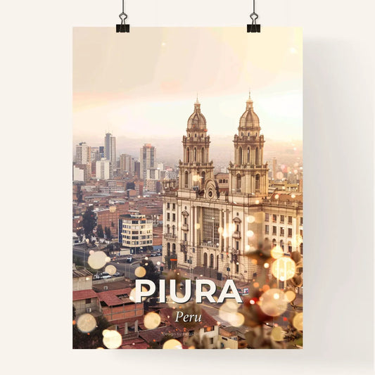 Piura: City Lights and Architecture Poster
