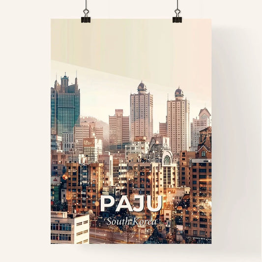 Paju, South Korea: The City of Architectural Wonders Poster