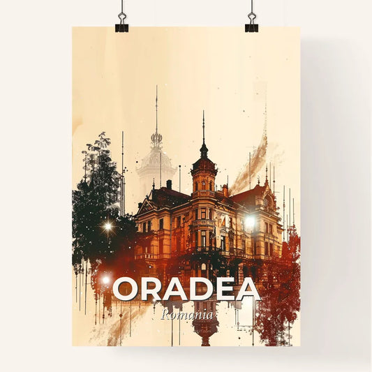Oradea: Cityscape Composite Art Poster Poster