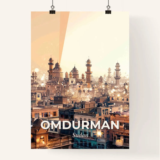 Omdurman Cityscape Art: Local Architecture Impression Poster