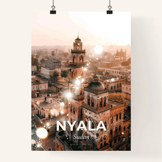Nyala Skyline Icon Posters Poster