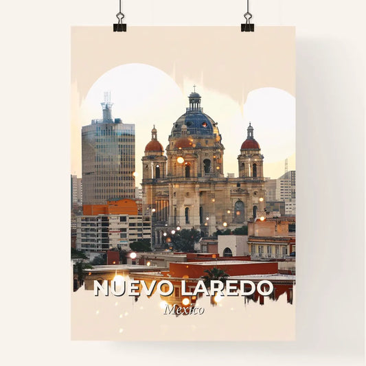 Nuevo Laredo Cityscape Composite Poster Poster