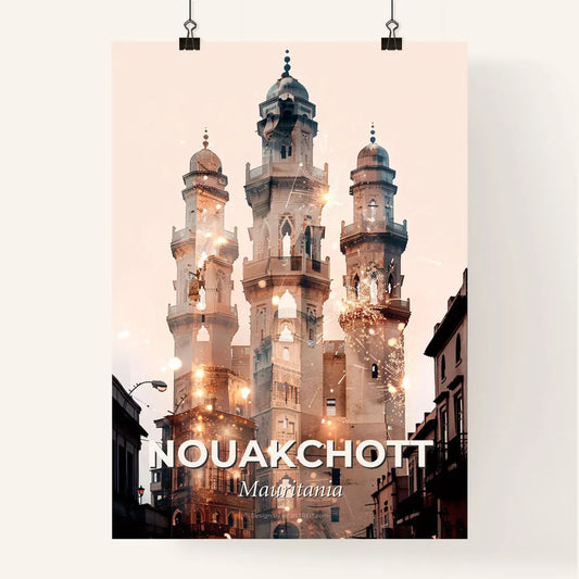 Nouakchott Architecture Skyline Art Poster Poster