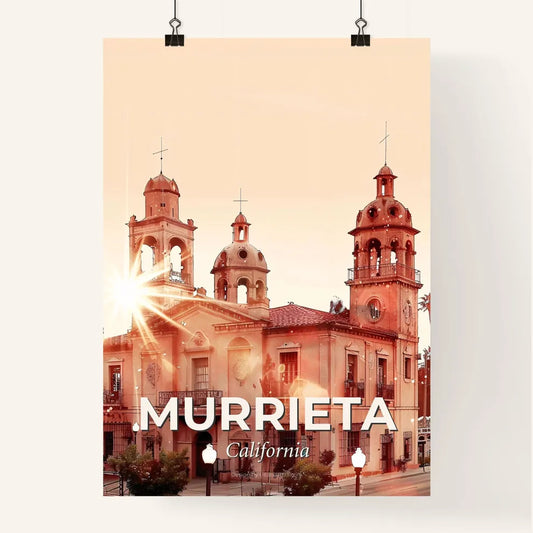 Murrieta City Skyline Composite Art Poster Poster