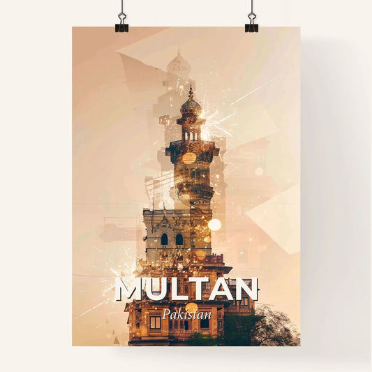 Multan: Where Old Meets New in Vivid Posters Poster