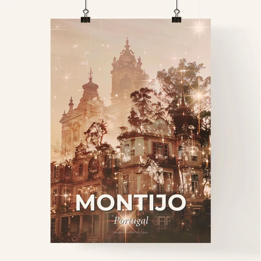 Montijo: Skyline Splendor in Pastel Hues Poster
