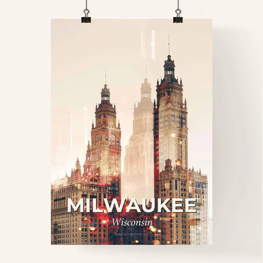 Milwaukee Skyline Serenity Poster Artwork Poster