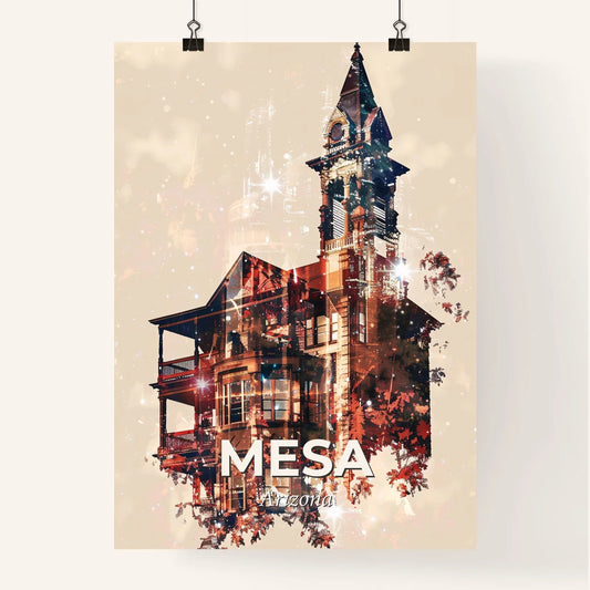 Mesa Skyline Cityscape Impressions Poster Art Poster
