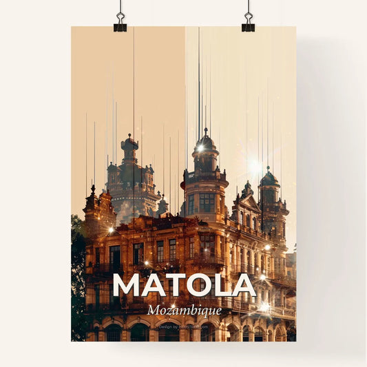 Matola Skyline Art Print Poster