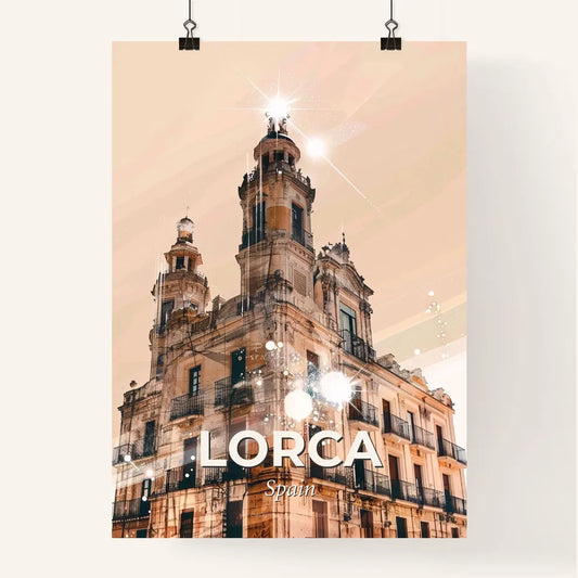 Lorca, Cityscape Wonders Under Starlight Poster