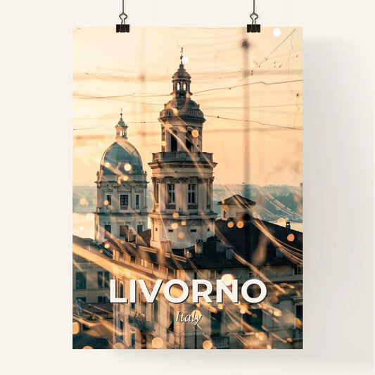 Livorno: Dreamscape Skyline Poster Poster