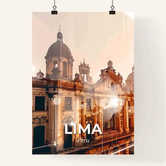 Lima Skyline Panorama Poster