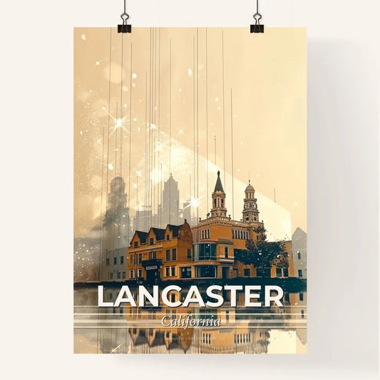 Lancaster Skyline Illuminated Beauty Poster