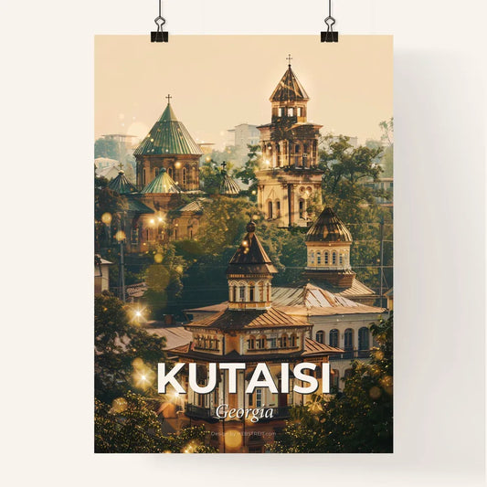 Kutaisi: Unveil the Georgian City in Art Poster