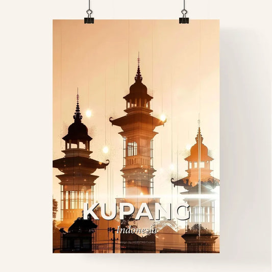 Kupang Composite Skyline Wonders Poster
