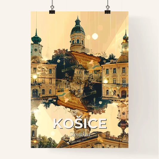 Košice Skyline Composite Art Poster Poster