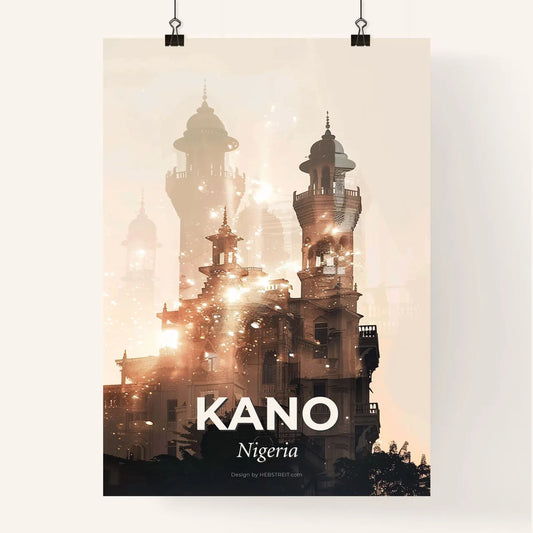 Kano City Skyline Architecture Art Poster Poster