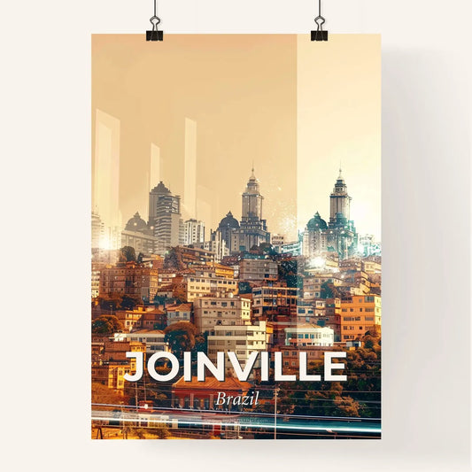 Joinville City Skyline Architectural Symphony Poster Poster