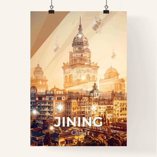 Jining Art Metropolis Panorama Sparkle Poster Poster