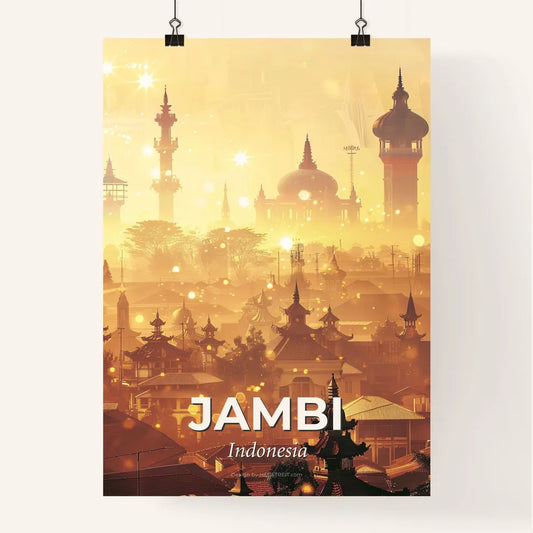 Jambi Horizon with Familiar Sights Poster