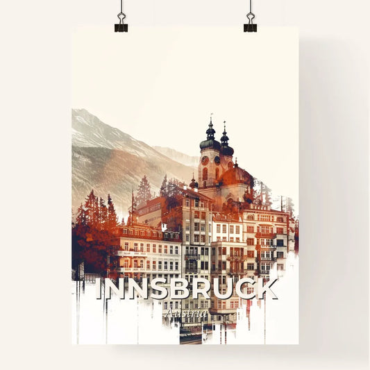 Innsbruck Skyline Poster