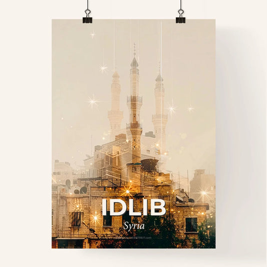 Idlib Architecture Skyline Bright Poster Art Poster