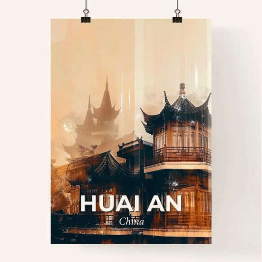 Huai an Poster: Skyline Sparkle Poster