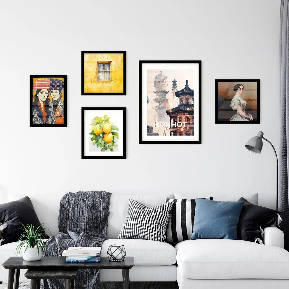 Hohhot Skyline Composite Art Poster Wall Art