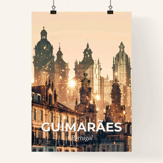 Guimaraes Skyline Cityscape Poster Art Poster